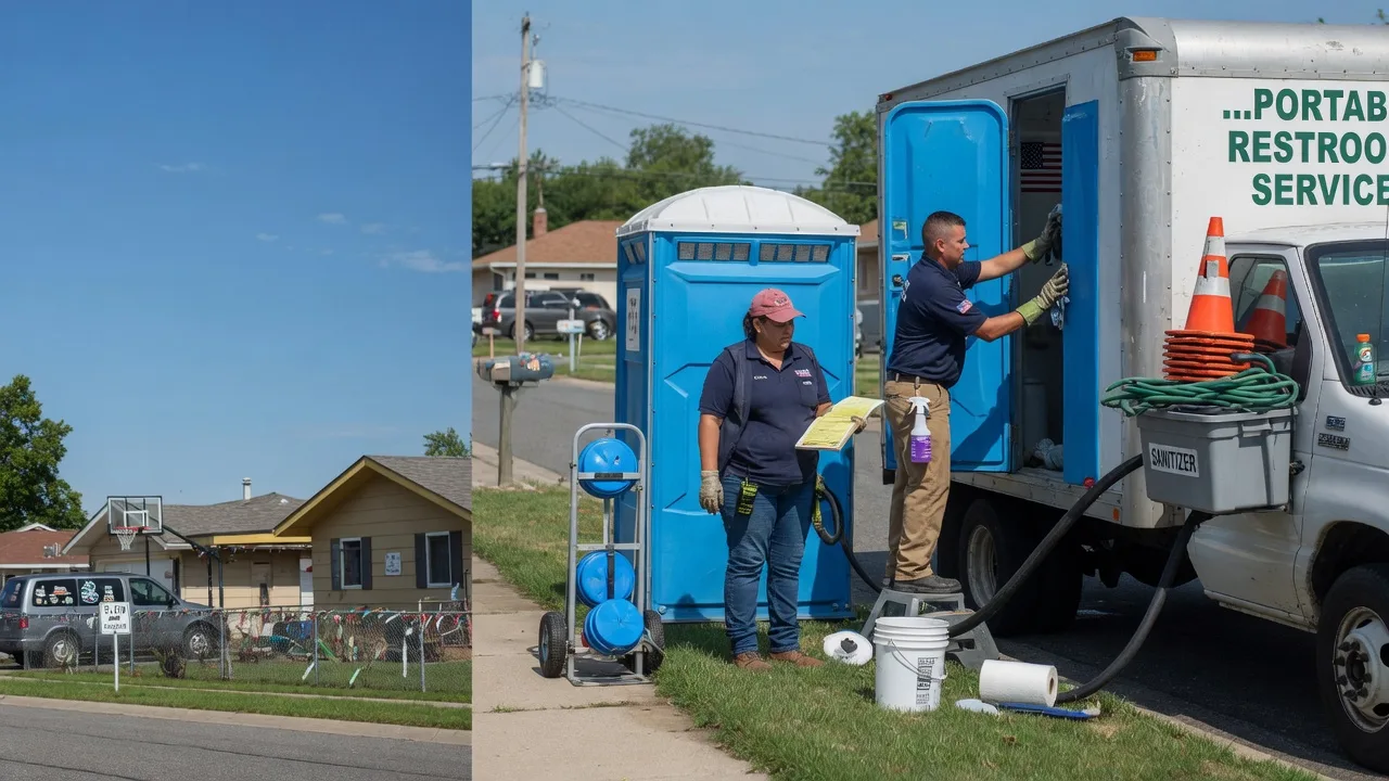 Portable Toilet Rental in Fall Creek, WI near me